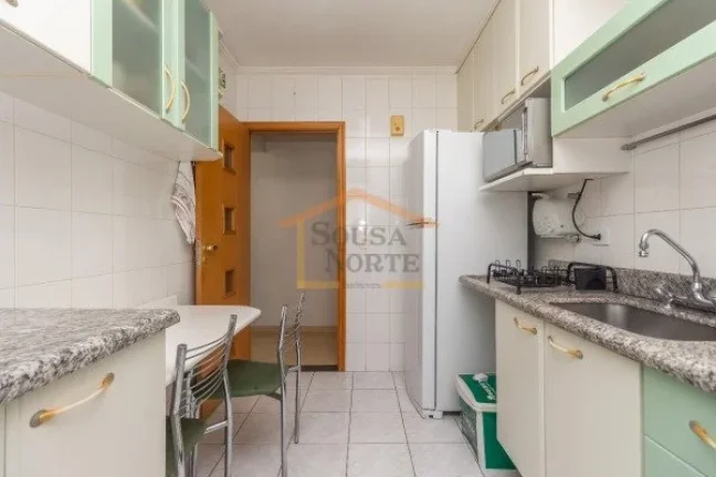 Imagem Apartamento de 61 m² com 2 dormitórios, sendo 1 suíte, 2 banheiros, sala para 2 ambientes com sac...