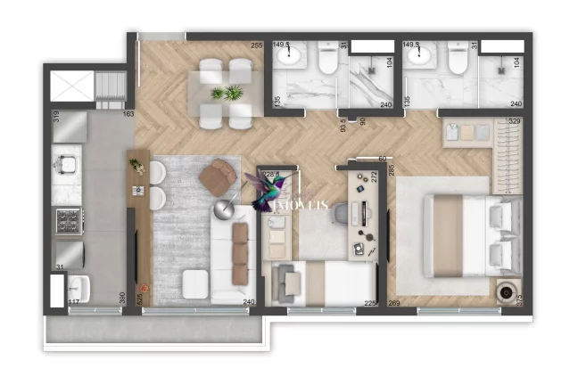 Imagem Prime Wallig - Apartamento no bairro Cristo Redentor em Porto Alegre-RS