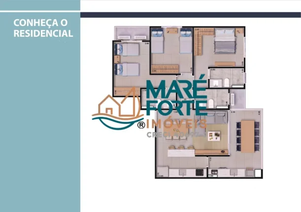 Imagem EMPREENDIMENTO A POUCOS METROS DA PRAIA COM APARTAMENTOS A PARTIR DE 94M²!