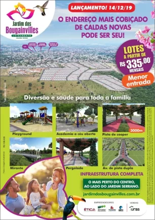 Imagem Loteamento Parcelado Jardim Dos Bougainvilles Caldas Novas