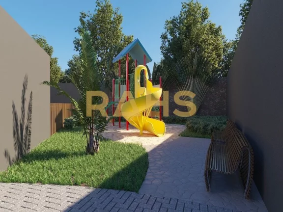 Imagem Todo mundo gostaria de ter uma quadra de beach tennis, piscina, academia, playgound e brinquedoteca ...