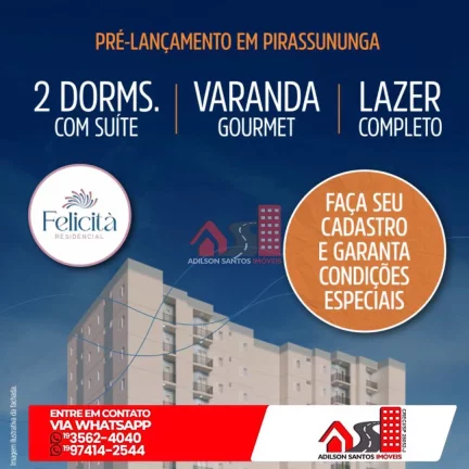 Apartamento com 2 dorms, Vila Guimarães, Pirassununga - R$ 228 mil, Cod: 159