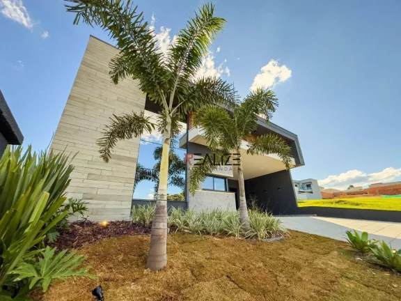 Imagem Casa moderna com 3 suítes e escritório à venda, 194 m² por R$ 1.790.000 - Condomínio London Park - Indaiatuba/SP