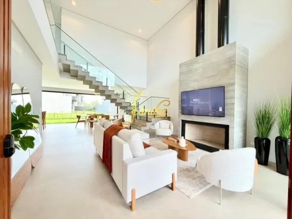 Imagem Sobrado com 04 suítes, 220m² mobiliado e decorado