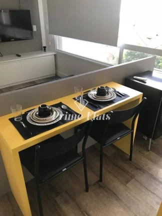 Imagem Flat disponível para locação no Condomínio VN Turiassú, com 30m², 1 dormitório e 1 vaga de garagem