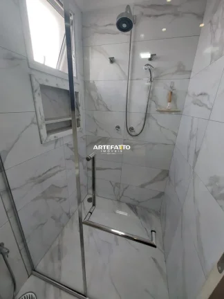 Imagem São 3 dormitórios, lavabo, ao todo são 3 banheiros, suíte Master,varanda gourmet