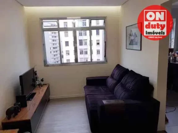 Imagem Apartamento com 1 dormitório à venda, 50 m² por R$ 245.000,00 - Itararé - São Vicente/SP