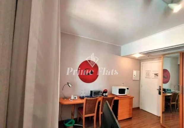Imagem Flat disponível para venda no Hotel Slaviero Essential São Paulo Moema, com 26m², 1 dormitório e 1 vaga