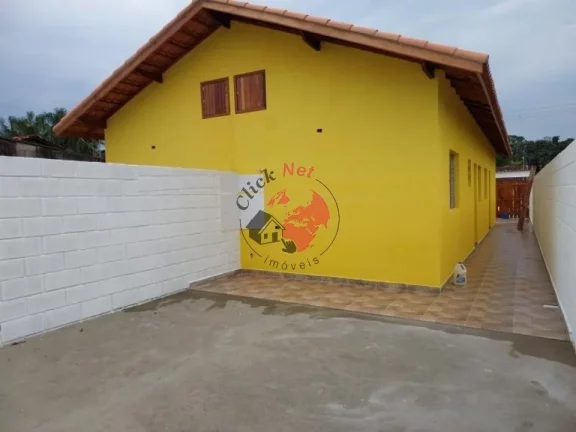 Imagem Casa Térrea Nova sem uso , 2 dorms ,quintal , 1 wc , 2 vagas, bairro Gaivota, Itanhaem