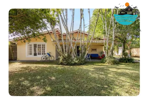 Imagem Casas para Aluguel de Temporada em Juquehy, 100 metros da praia, piscina, churrasqueira, 4 suíes, Max 12 pessoas | Juquehy Imobiliária