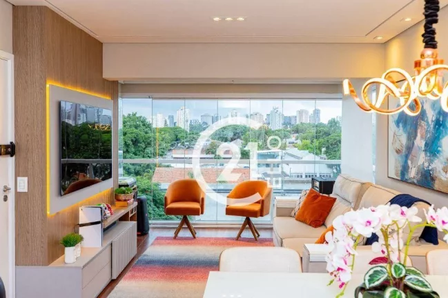 Imagem Apartamento com 3 dormitórios à venda, 98 m² por R$ 1.450.000,00 - Campo Belo - São Paulo/SP