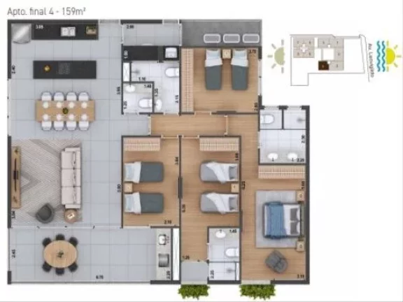 APTO RESIDENCIAL em Ubatuba - SP, ITAGU?