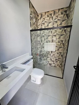 Imagem Casa térrea em condomínio com 3 suítes e escritório à venda, por R$ 1.450.000 - Indaiatuba/SP