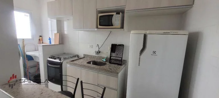 Imagem Apartamento com 1 dormitório à venda, 46 m² por R$ 290.000,00 - Ocian - Praia Grande/SP