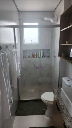 Imagem Apartamento com 1 dormitório com lazer completo, andar alto e vaga demarcada à venda, 44 m² por R$ 636.000 - Campo Grande - Santos/SP