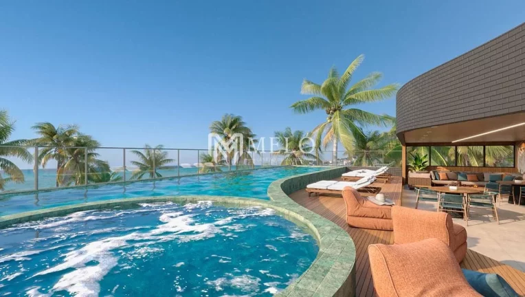 Imagem FLAT PORTO DE GALINHAS: 21,55m², 01 QTO, SL, 01WC...