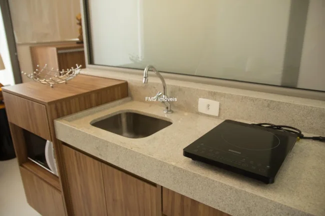 Imagem Apartamento para locação na Vila Nova Conceição: 1 quarto, 1 sala, 1 banheiro e 1 vaga de garagem!