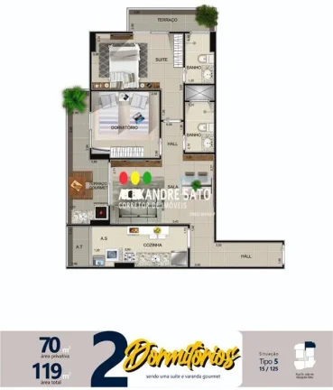 Imagem APARTAMENTO COM 40.26 m² - GUILHERMINA - PRAIA GRANDE SP