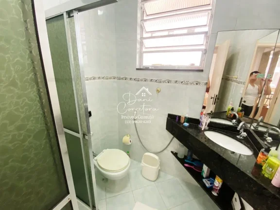 Imagem Cobertura à venda em Guarujá-SP, Pitangueiras: 1 quarto, 2 salas, 2 banheiros, 1 vaga de garagem, 88,20 m² de área.