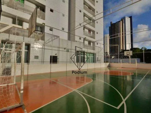 Imagem Apartamento mobiliado e equipado com varanda/sacada e área de lazer completo no Altiplano - AP2726.