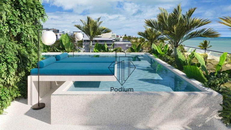 Imagem Apartamentos com varanda / sacada gourmet e vista mar, pés na areia na praia do Bessa - AP2119