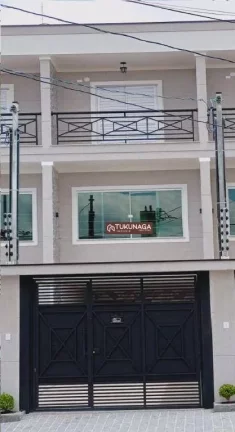 Imagem Sobrado novo com 3 dormitórios, 2 vagas à venda, 120 m² por R$ 750.000 - Parque Vitória - São Paulo/SP