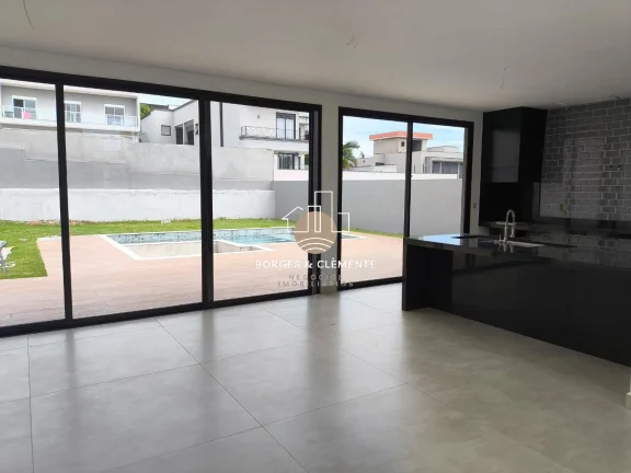 Imagem Casa com 4 Suítes e Conceito Aberto no Figueira Garden Atibaia