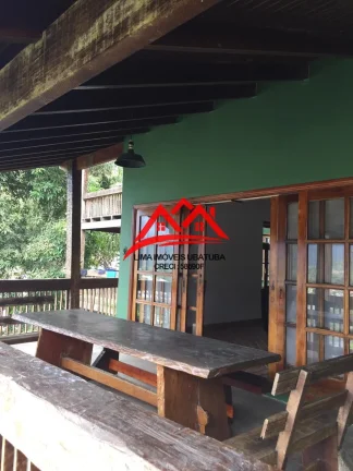 Imagem Casa em Condomínio fechado na Praia do Tenório, Ubatuba, com 5 suítes, churrasqueira e piscina