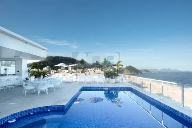 Imagem Cobertura à venda na Atlântica, 1.032m2, 5quartos, 3vgas, Frontal Mar.