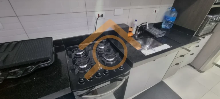 Imagem Apartamento à venda no Canto do Forte, Praia Grande-SP: 1 quarto, 1 sala, 1 banheiro, 1 vaga de garagem, 35m² de área.