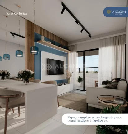 Imagem Apto - 3 Quartos - 1 Suíte - 131,04m² - Altiplano Cabo Branco, João Pessoa/PB