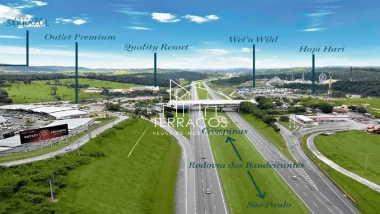 Imagem Ótimo Terreno de 832 m² à venda no Condomínio Fazenda Serra Azul, Itupeva SP