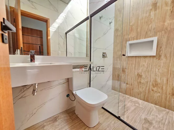Imagem Casa moderna com 3 dormitórios à venda, 110 m² por R$ 925.000 - Condomínio Jardins do Império - Indaiatuba/SP