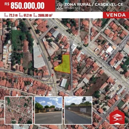 (TE0039) Terreno à venda, Bairro Novo, Cascavel.