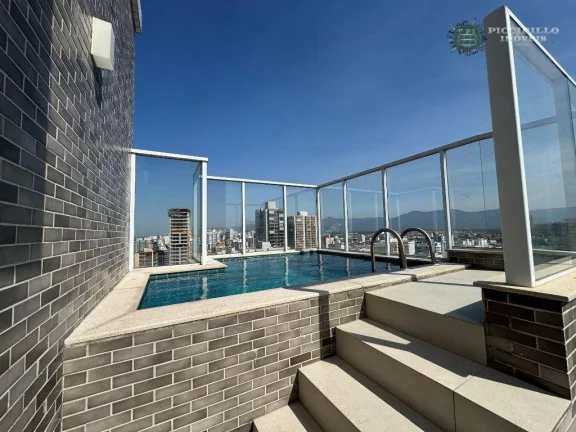 Imagem Cobertura com 3 dormitórios à venda, 128 m² por R$ 2.200.000,00 - Vila Guilhermina - Praia Grande/SP