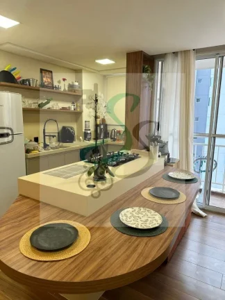 Imagem Venda de apartamento na Vila Palácios, Campinas. 1 dormitório com closet, ar condicionado, sala com varanda, cozinha com armários, lavanderia, banhei