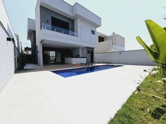 Imagem Sobrado/Casa com 3 suítes, sala de TV e escritório à venda, 280 m² por R$ 2.100.000 - Condomínio Alto de Itaici - Indaiatuba/SP