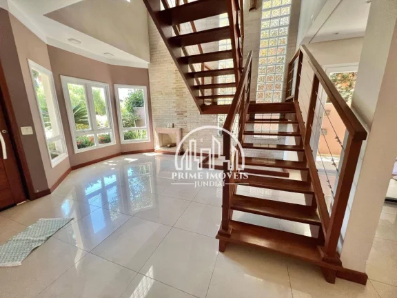 Imagem Casa com 3 dormitórios para alugar, 280 m² por R$ 12.250,00/mês - Condomínio Reserva da Serra - Jundiaí/SP