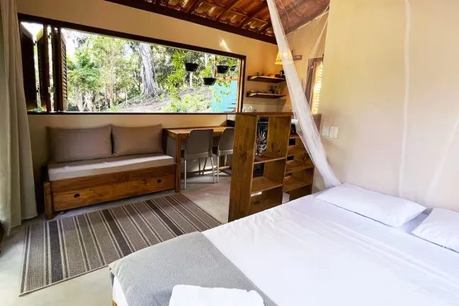 Imagem Casas para locação de temporada na ilha de Boipeba próxima do mar