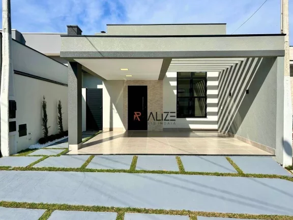 Imagem Casa moderna com 3 dormitórios à venda, 105 m² por R$ 960.000 - Condomínio Jardins do Império - Indaiatuba/SP