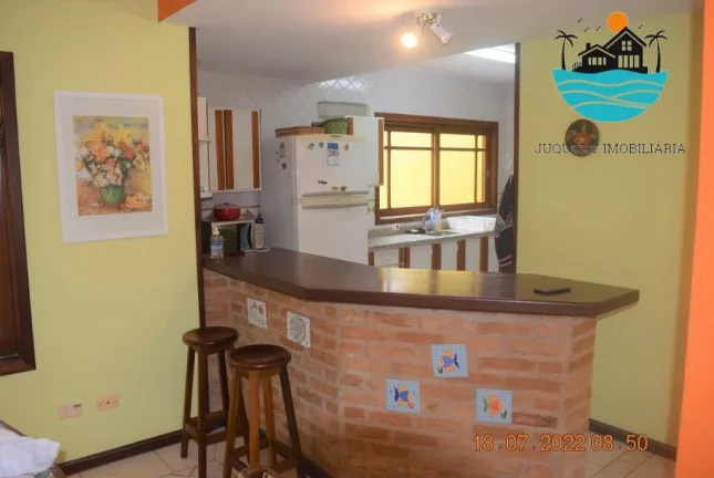 Imagem Aluguel Anual em Juquehy - Casa em condomínio, 03 quartos, sendo 01 suíte, varanda, churrasqueira, piscina a 200 metros da praia | Juquehy Imobiliária