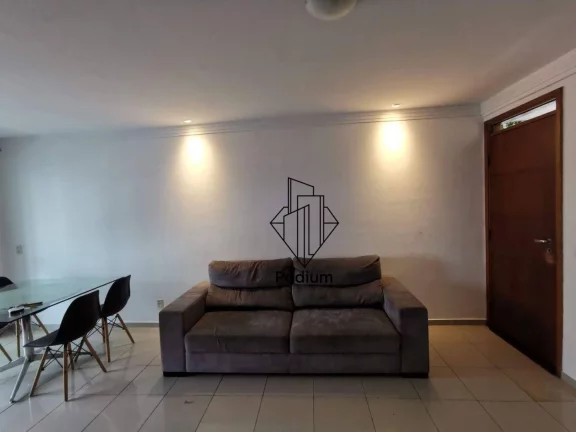 Imagem Apartamento com varanda/sacada e vista lateral para o mar a poucos metros da praia no Jardim Oceania / Bessa -AP2762.