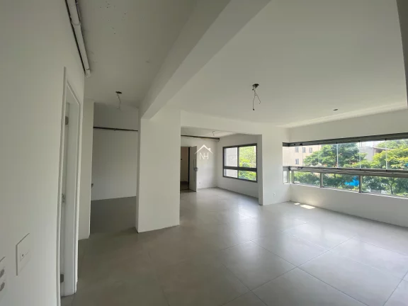 Imagem Apartamento de 113m c/ 3 suítes, 3 vagas, terraço gourmet integrado ao living, sauna, brinquedoteca, piscina, fitness, quadra, churrasqueira, solarium