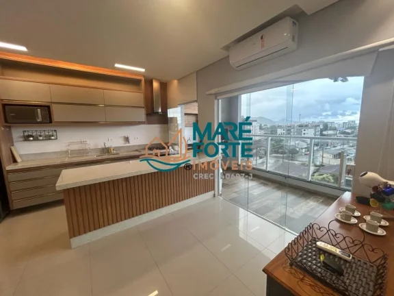Imagem EXCELENTE COBERTURA MOBILIADA E DECORADA COM VISTA PARA O MAR!