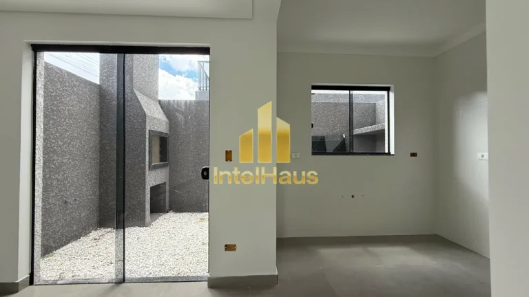 Imagem Sobrado novo em condomínio no Alto Boqueirão, com aproximadamente 88 m² privativos, distribuídos...