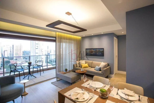 Imagem Apartamento com 2 dormitórios para alugar, 81 m² por R$ 12.644,00/mês - Brooklin - São Paulo/SP