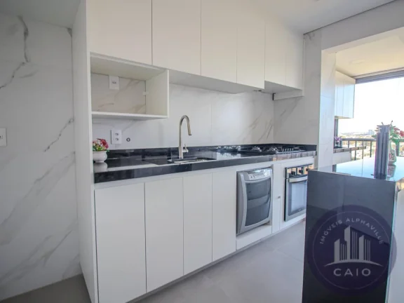 Imagem Apartamento com 1 quarto, 48 m², aluguel por R$ 3.950,00/mês- Barueri/SP