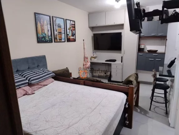 Imagem Kitnet com 1 dormitório à venda, 34 m² por R$ 310.000 - Ponta da Praia - Santos/SP