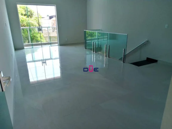 Imagem Sobreposta alta duplex com 3 suítes e lazer completo no Boqueirão, Santos