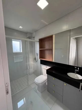 Imagem Apartamento mobiliado com 2 suítes e 2 vagas de garagem em Balneário Perequê